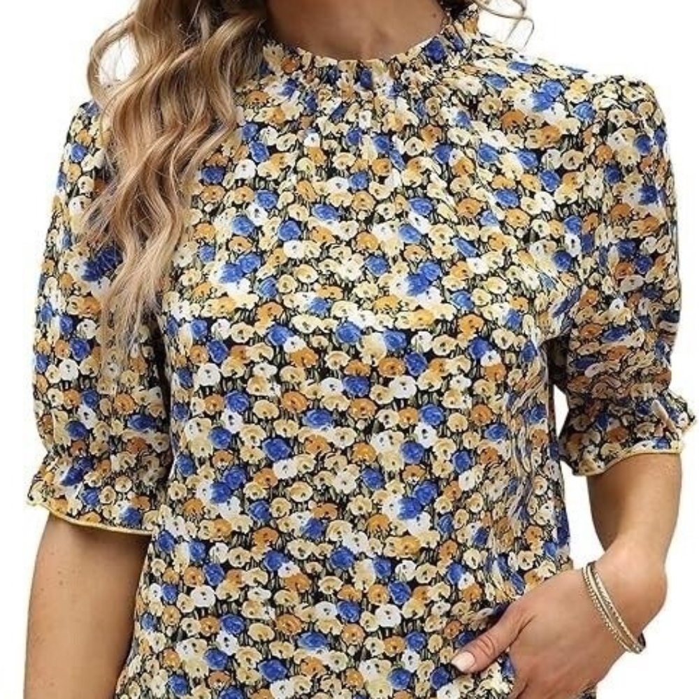 IFFEI Multicolor Floral Top Large